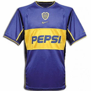 Retro Boca Juniors Home Shirt 02/03