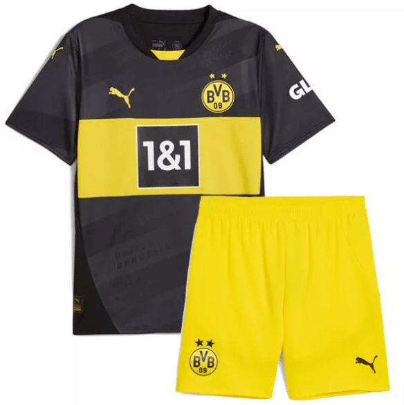 Borussia Dortmund Away Kids Kit 24/25