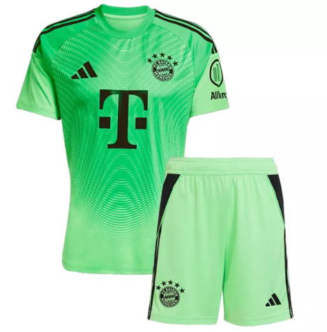 Bayern Munich Goalkeeper Kids Kit 25/26 – Green