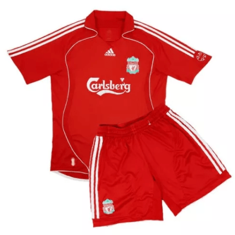 Retro Liverpool Home Kids Kit 06/08