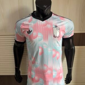 Belgium National Football Team 2026/27 Away Jersey – Men’s Adidas Surrealist Sky Blue Design