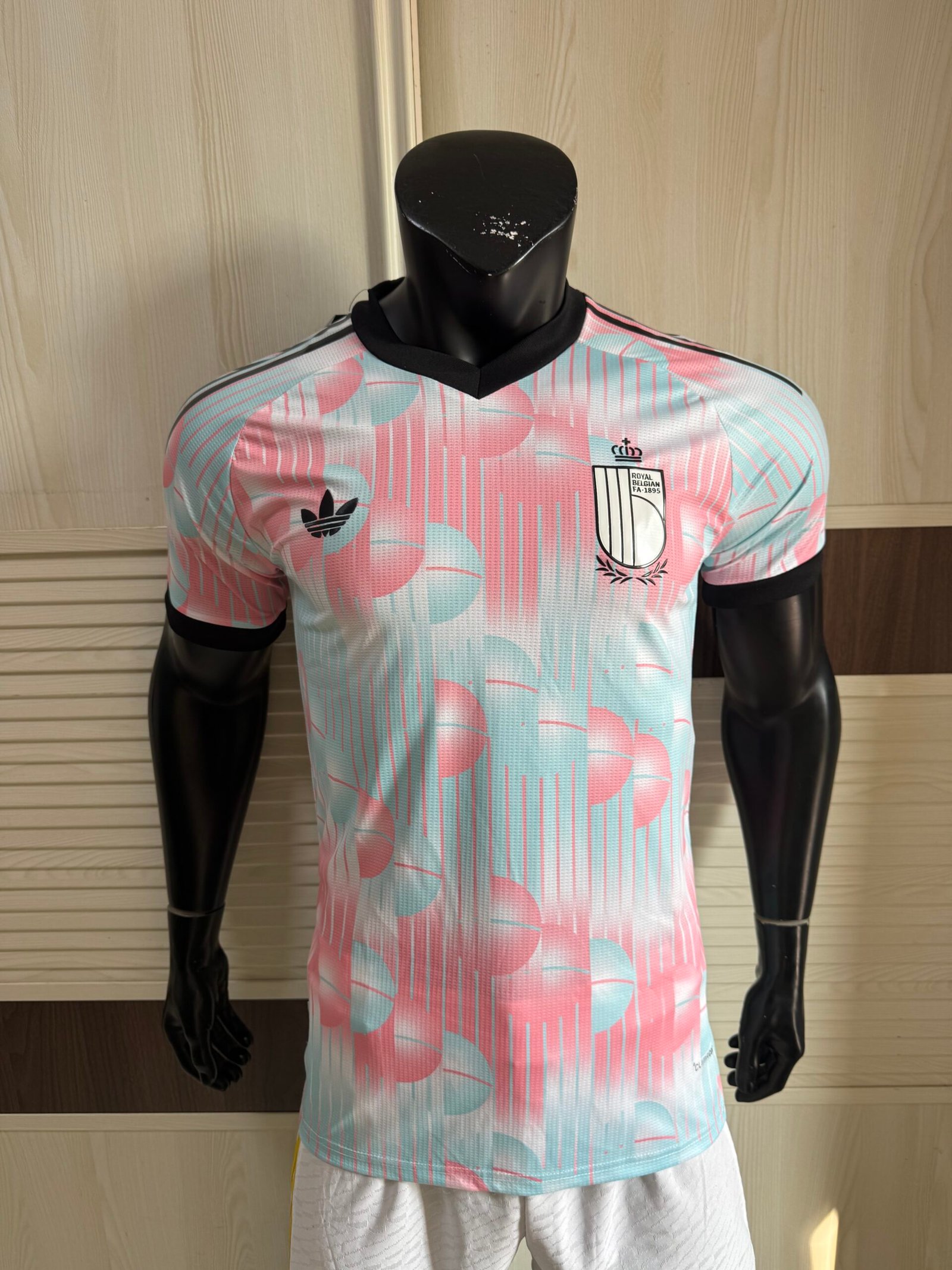 Belgium National Football Team 2026/27 Away Jersey – Men’s Adidas Surrealist Sky Blue Design