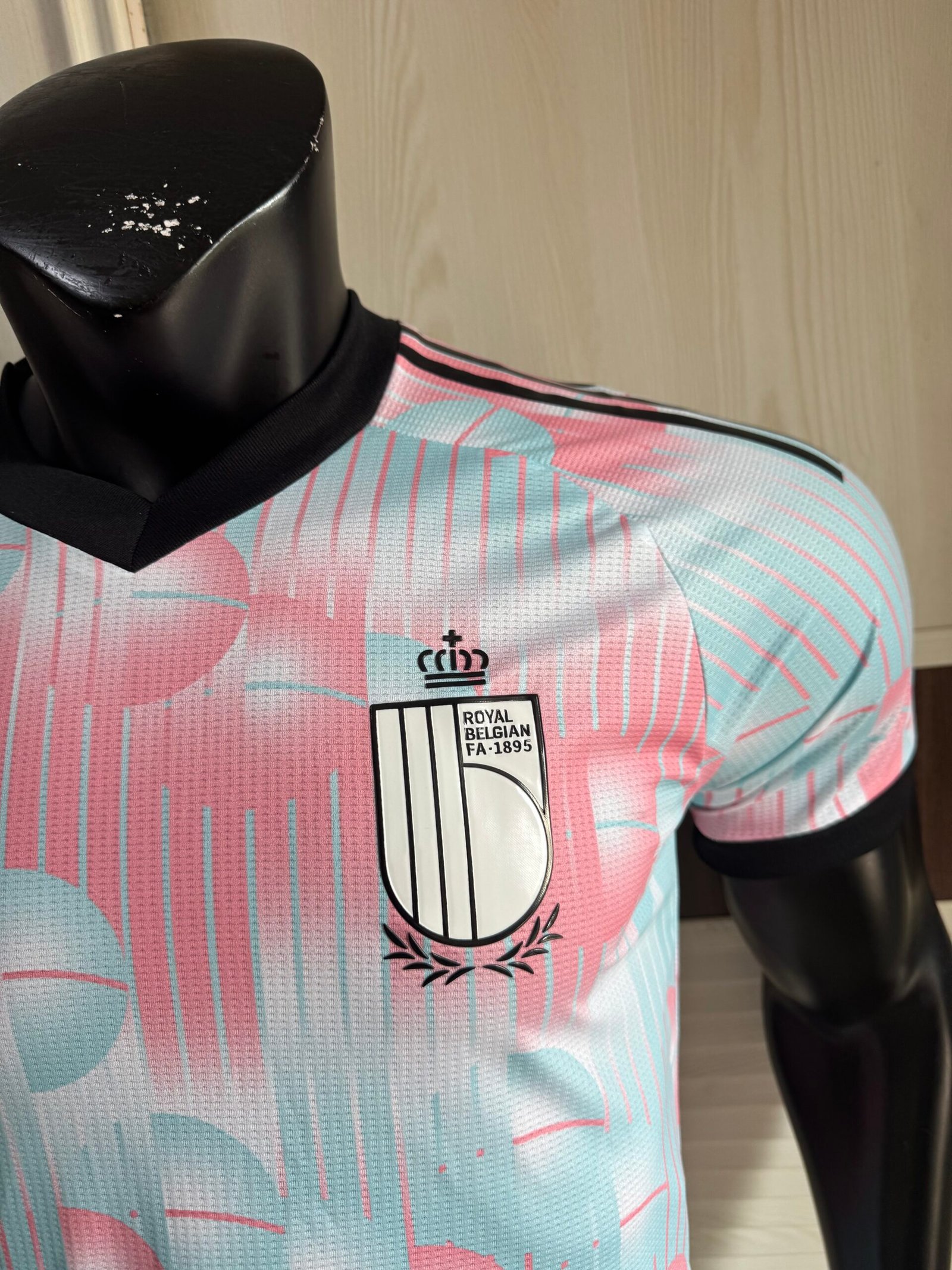Belgium National Football Team 2026/27 Away Jersey – Men’s Adidas Surrealist Sky Blue Design - Image 4