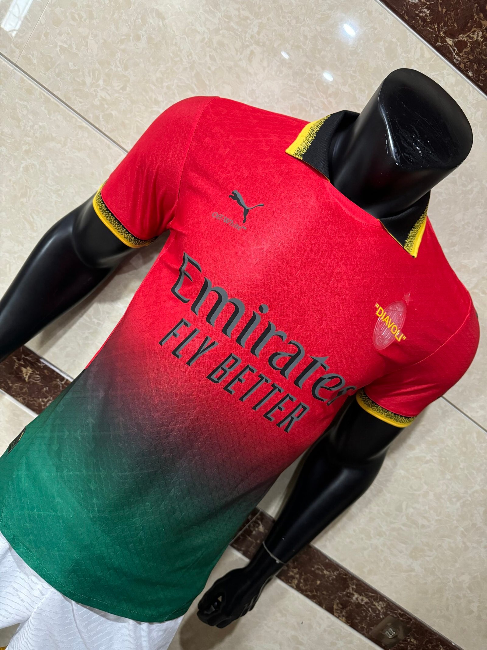 Puma AC Milan x Off-White 2024–2025 Jersey - Image 3
