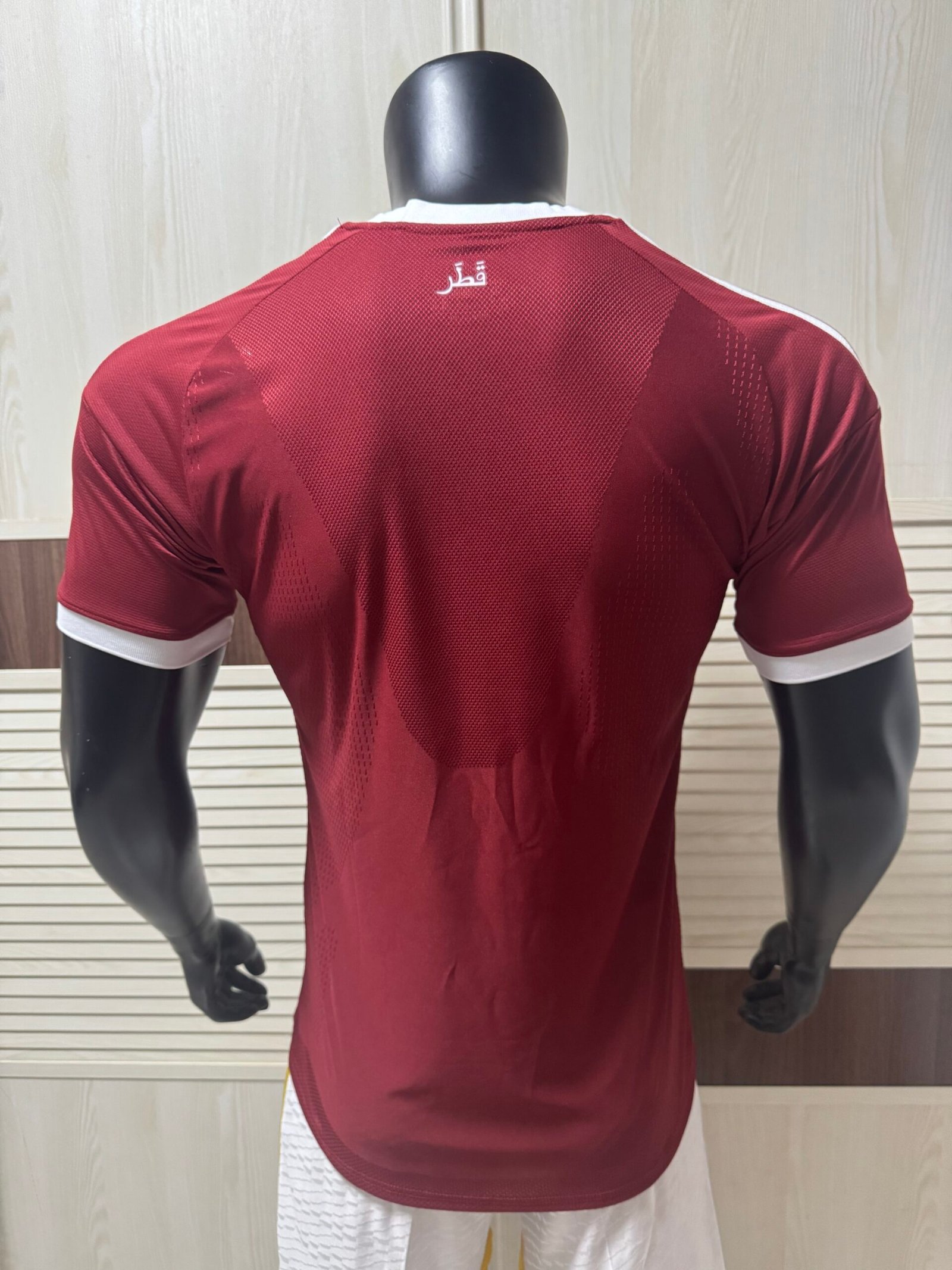 Qatar National Football Team 2026/27 Home Replica Jersey – Men’s Adidas Noble Maroon Design - Image 4