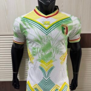 Airness Mali National Football Team Home Jersey 2025/26 – White | Les Aigles | Traditional Geometric Pattern