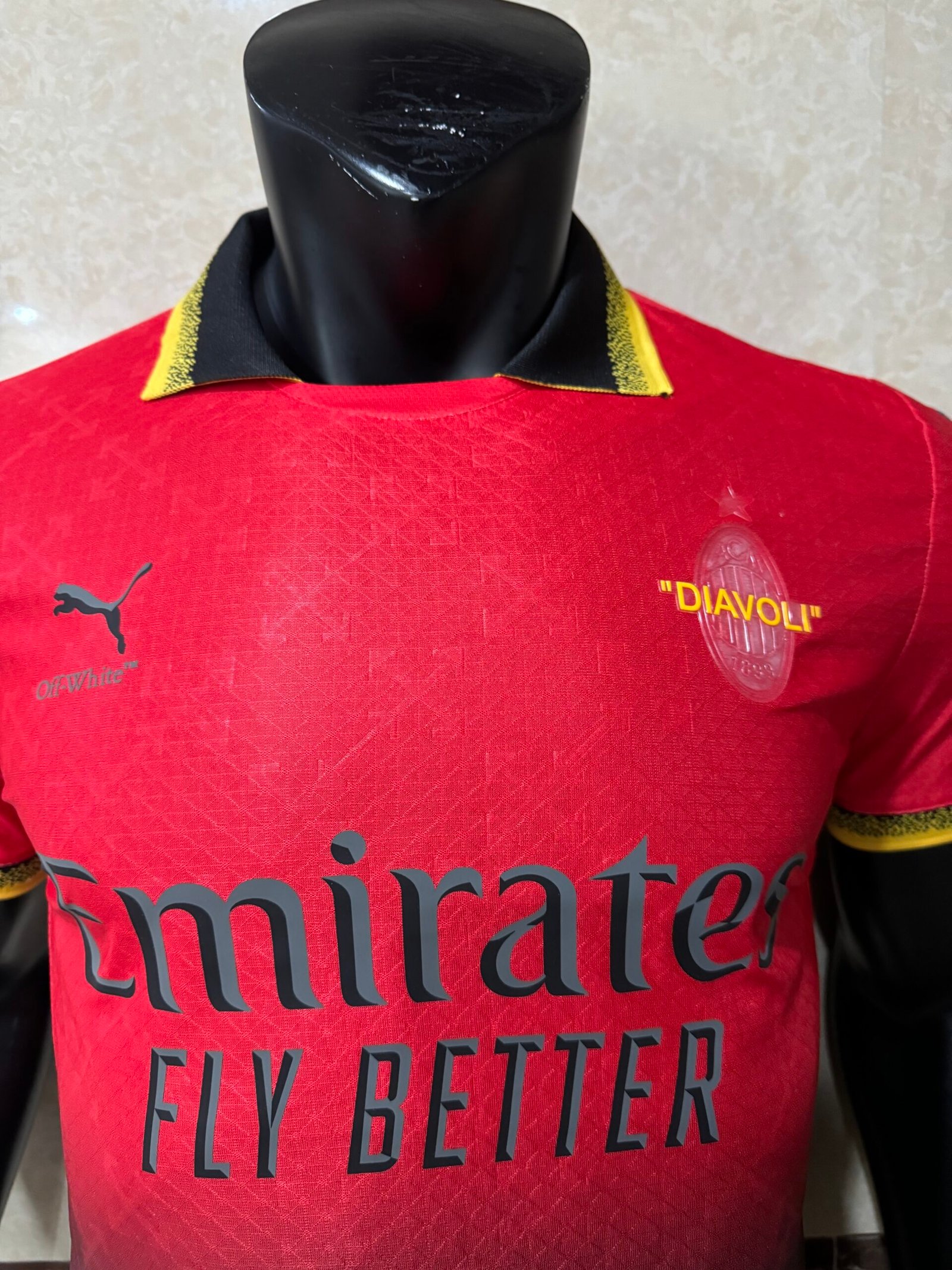 Puma AC Milan x Off-White 2024–2025 Jersey - Image 2