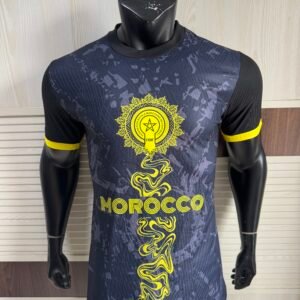 PUMA Morocco 2026/27 FIFAPUMA Morocco 2026/27 Special Edition Jersey – Black & Gold Geometric Tilework