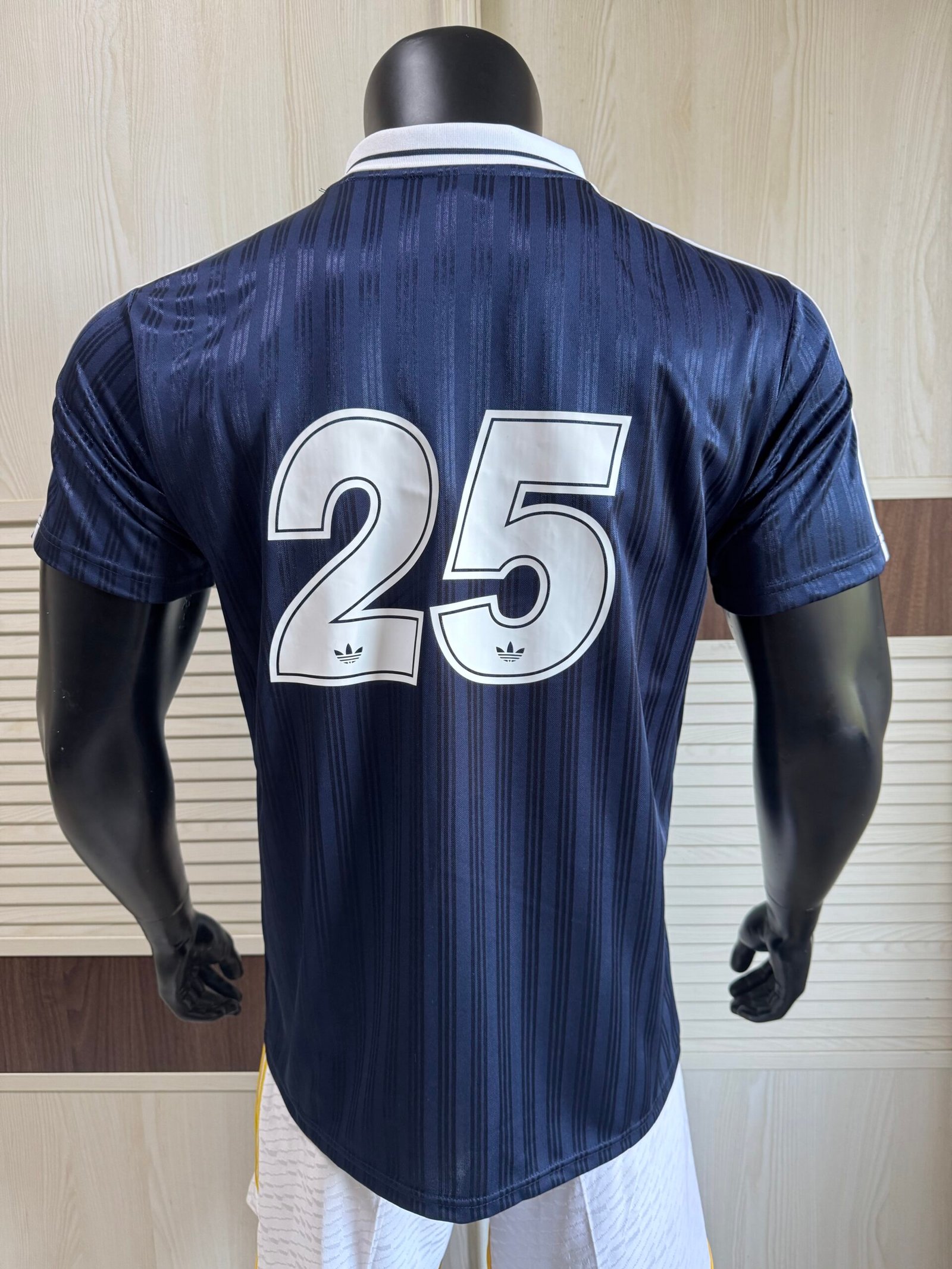 Adidas Originals x Oasis Live '25 Tour Jacquard Jersey – Blue | Limited Edition Britpop Sportswear Collab Shirt - Image 2