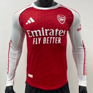 Arsenal FC 25/26 Long Sleeve Home Jersey
