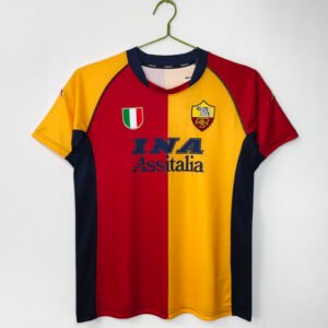 2000/01 AS Roma Home Retro 8A12