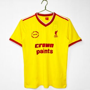 1985/86 Liverpool Third Kit Yellow 5A11