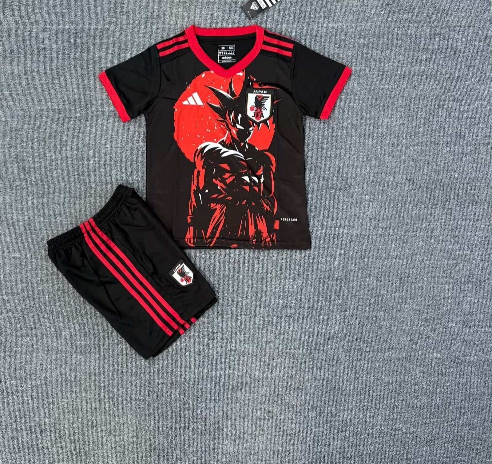 Japon red Goku Kids Kit 2026-27