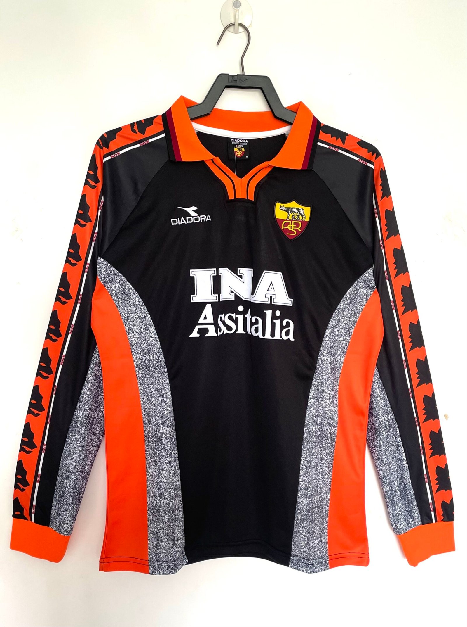 1998/99 Roma Third Kit Long Sleeve 6