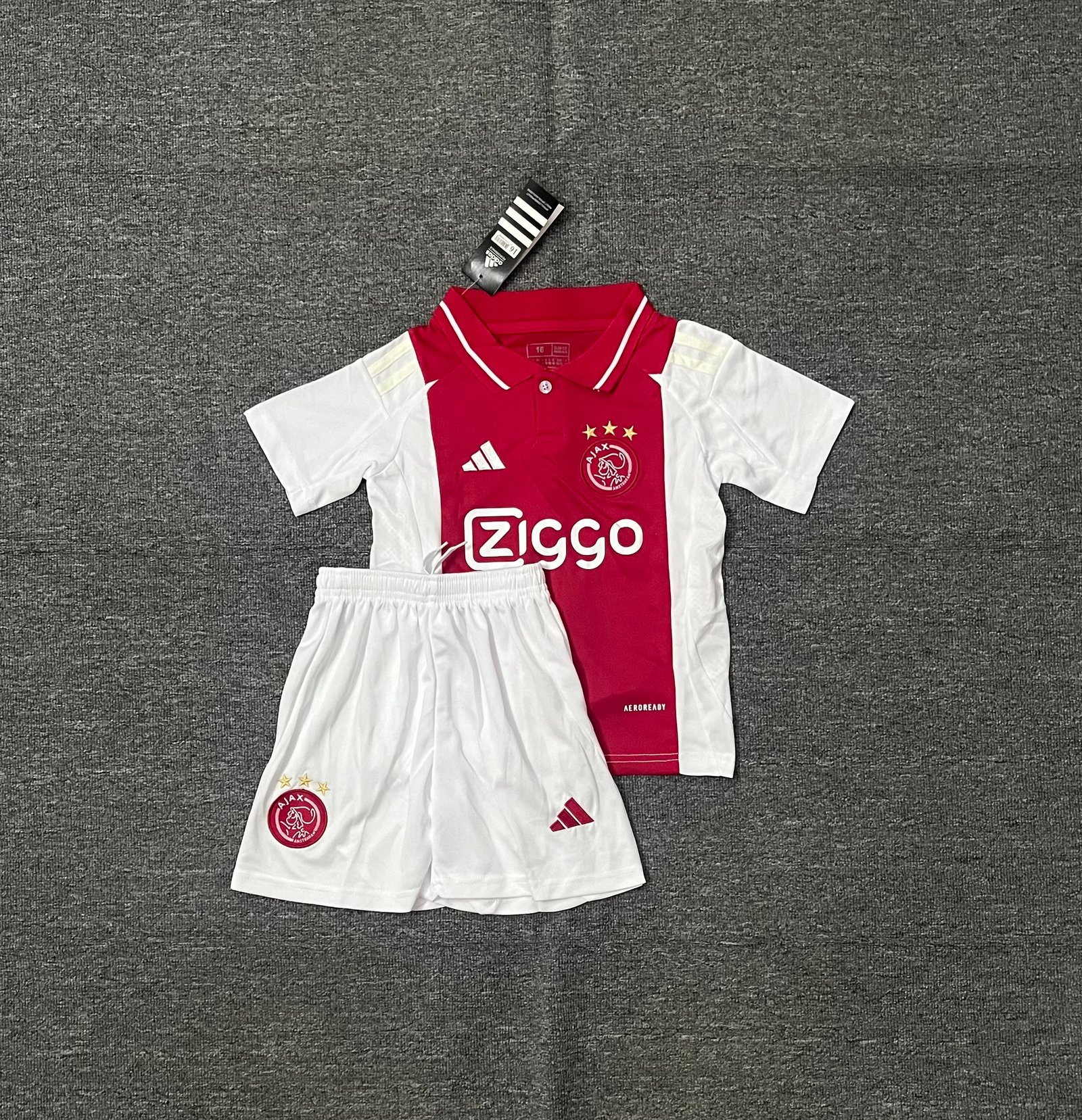 Kit adidas Kids Ajax 2026-2027 Home White