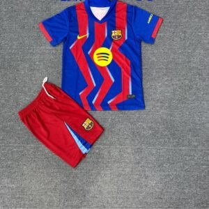 Barcelona 4th Shirt Kids Kit 2026-27