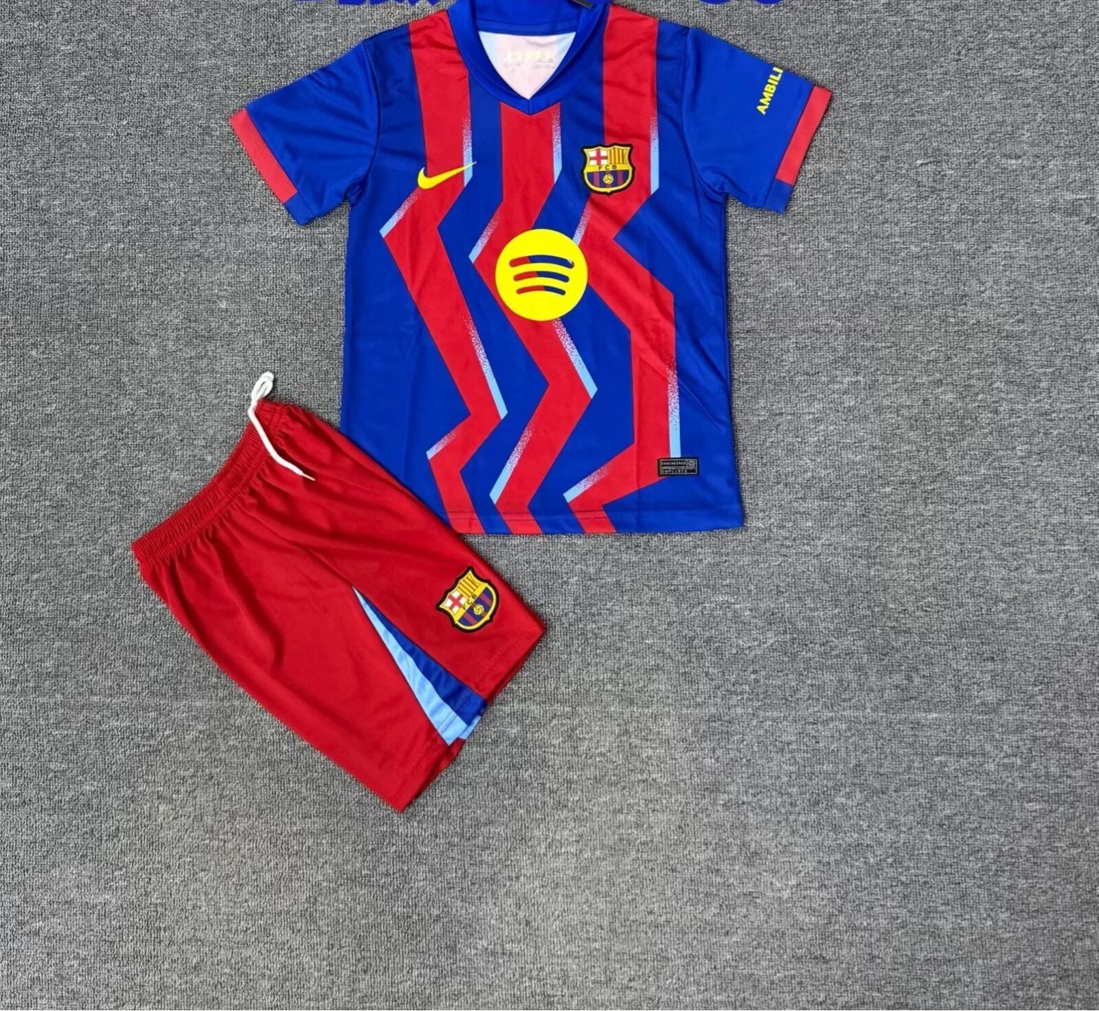 Barcelona 4th Shirt Kids Kit 2026-27
