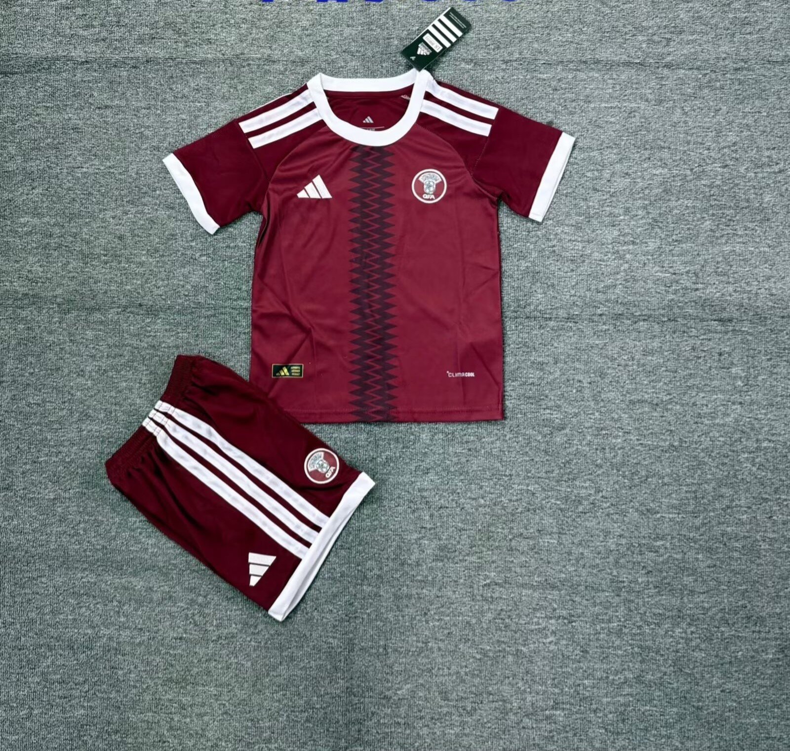 Qatar Home Jersey Kids Kit 2026-27