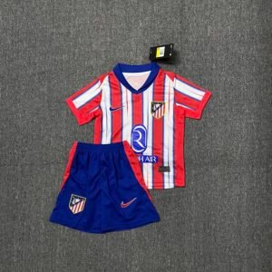 Atletico Madrid Home Jersey Kids Kit 2026/27