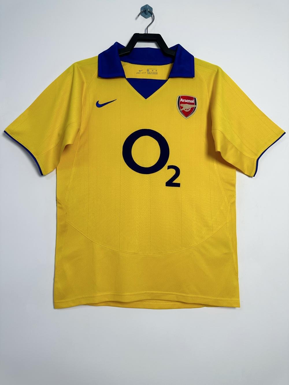 2003/04 Arsenal Away Yellow 7