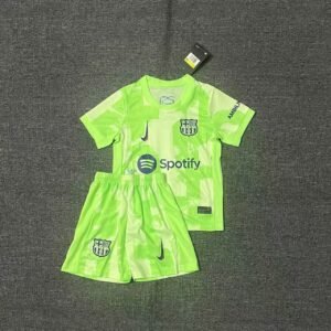 Kids Barcelona 2026/27 Green Soccer Jersey