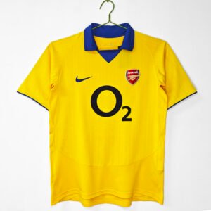 “2003/04 Arsenal Away Yellow 8A10”