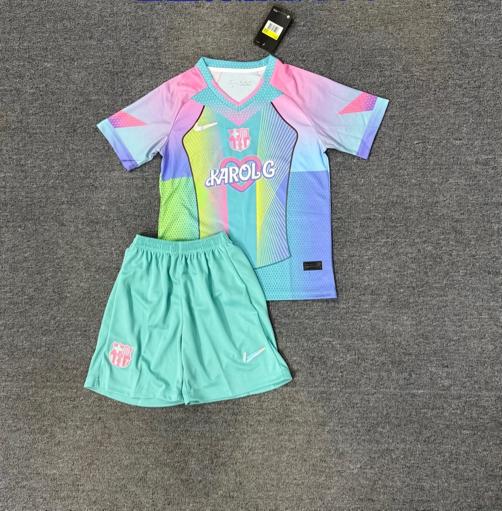 Camisa Barcelona Karol G Kids Kit 2026-27