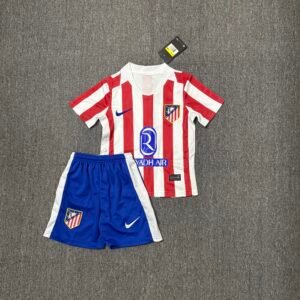 Atletico Madrid Home Kit Kids Jersey Football  2026/27