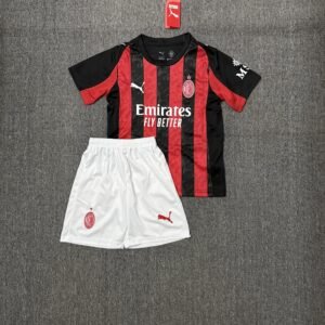 Ac Milan Home Jersey Kids Kit 2026/27