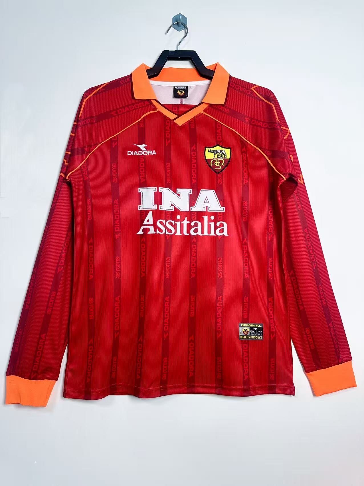 1999/00 Roma Home Long Sleeve 8