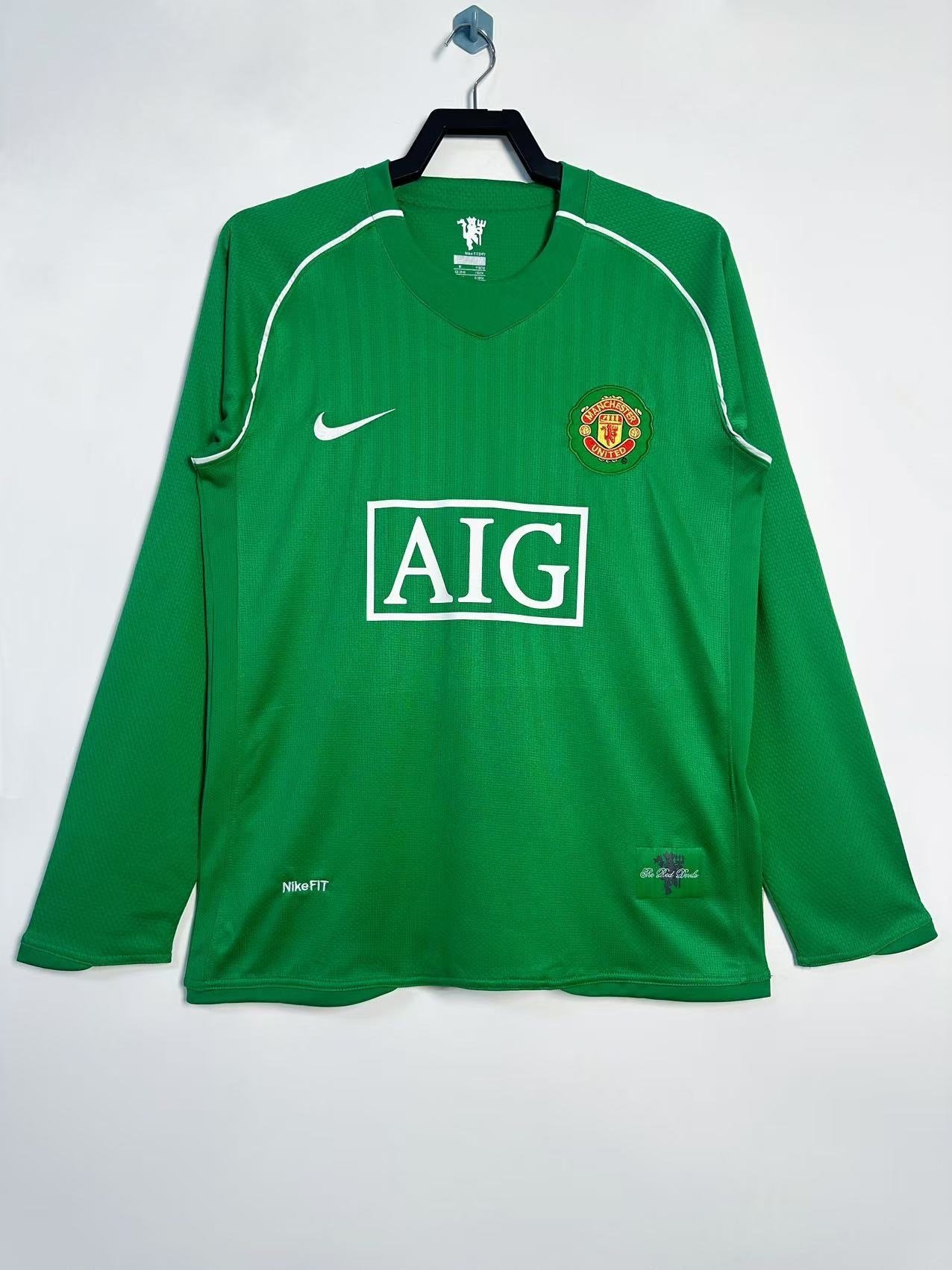 2007/08 Manchester United Goalkeeper Green Long Sleeve 11