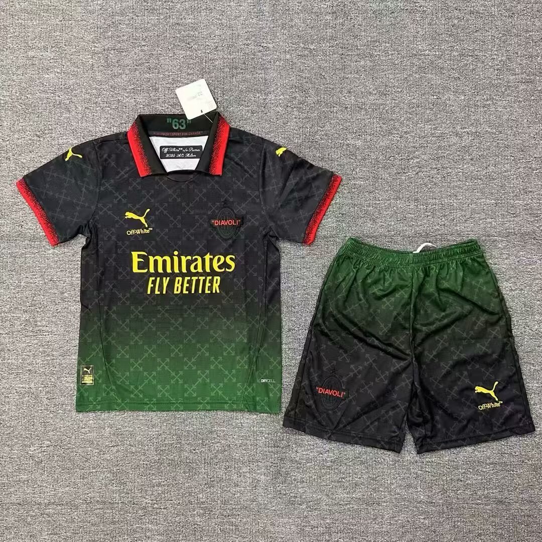 ACM X OFF-WHITE JERSEY REPLICA PUMA Kids Kit 2026/27
