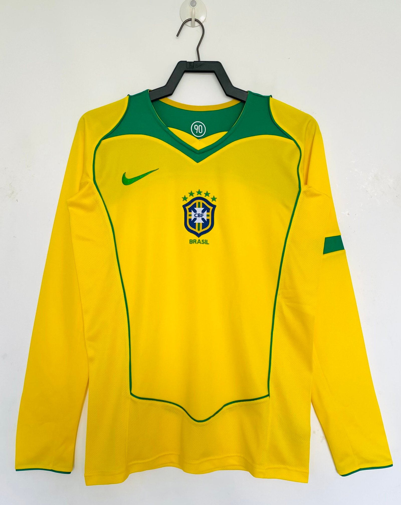 2004 Brazil Home Long Sleeve 0456