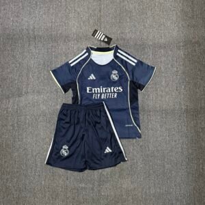 Real Madrid Away Jersey Kids Kit 2026/27