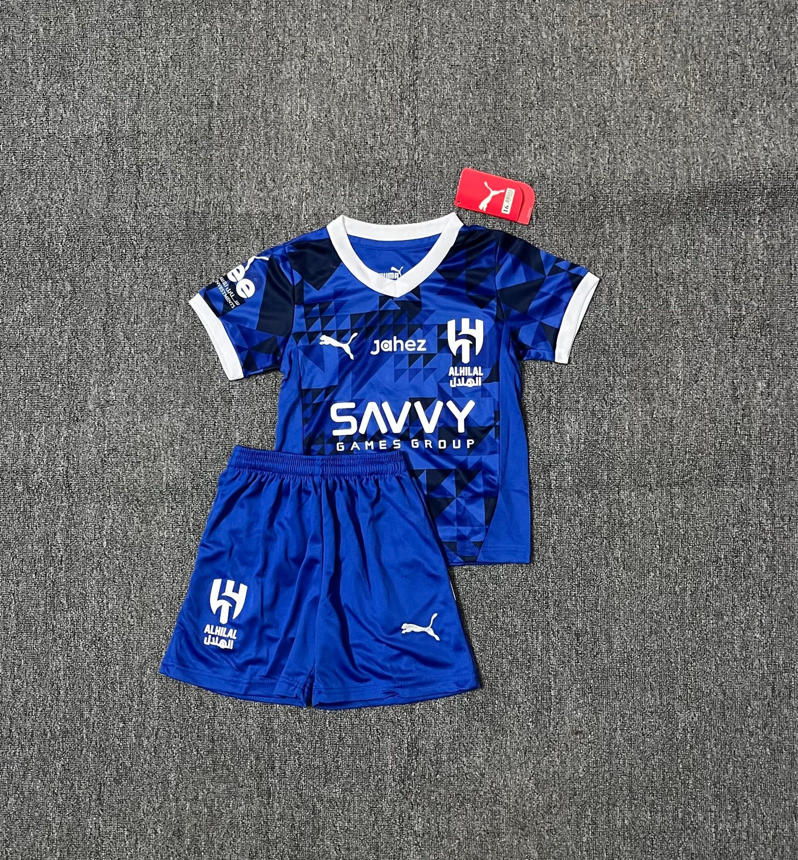 Al-Hilal Neymar Home Away Football Jersey Kids Kit, 2026/27