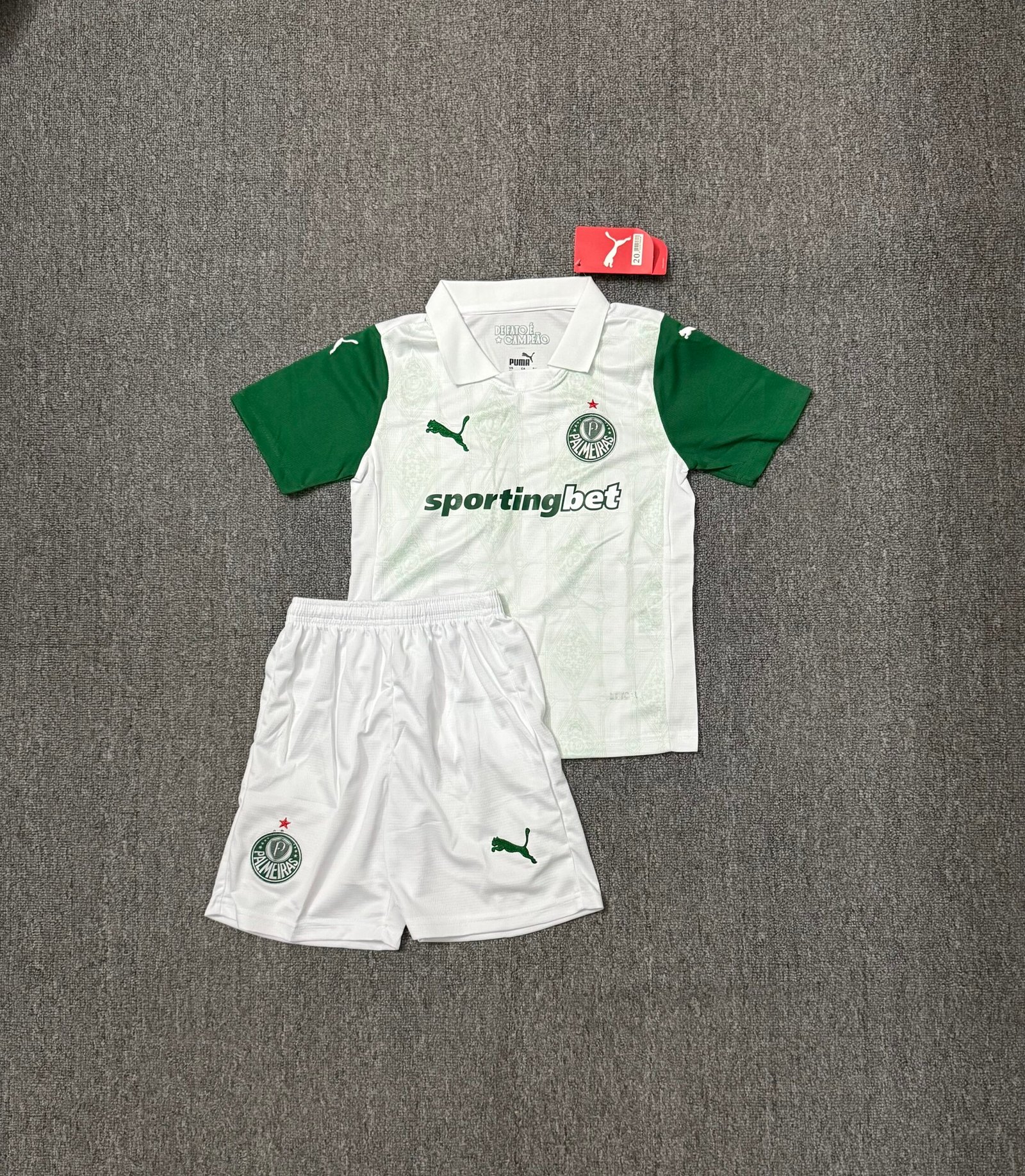 Palmeiras Away Football Kids Kit Jersey 2026/27