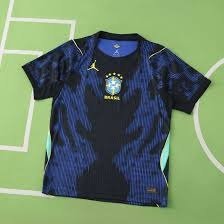 Brazil Away Blue World Cup kid Kits 2026/27