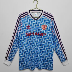 1990/92 Manchester United F.C. Away Retro Jersey #3 B9