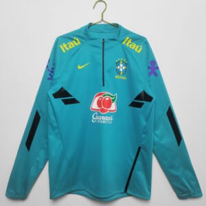 2022/23 Brazil national football team Lake Blue Hoodie #15