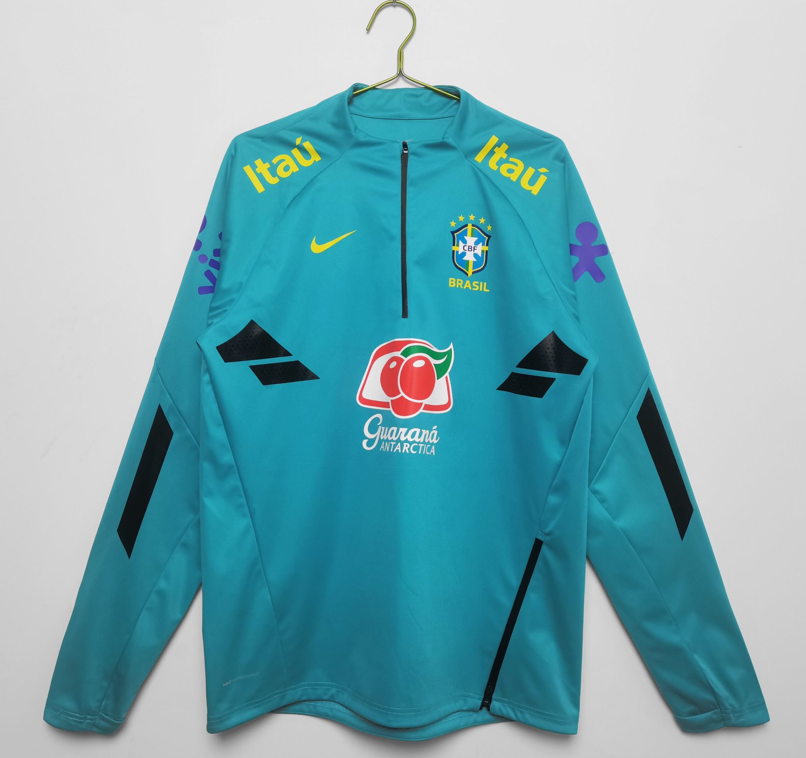 2022/23 Brazil national football team Lake Blue Hoodie #15