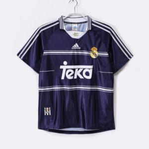 1998/99 Real Madrid CF Away Royal Blue Retro Jersey #8 A10