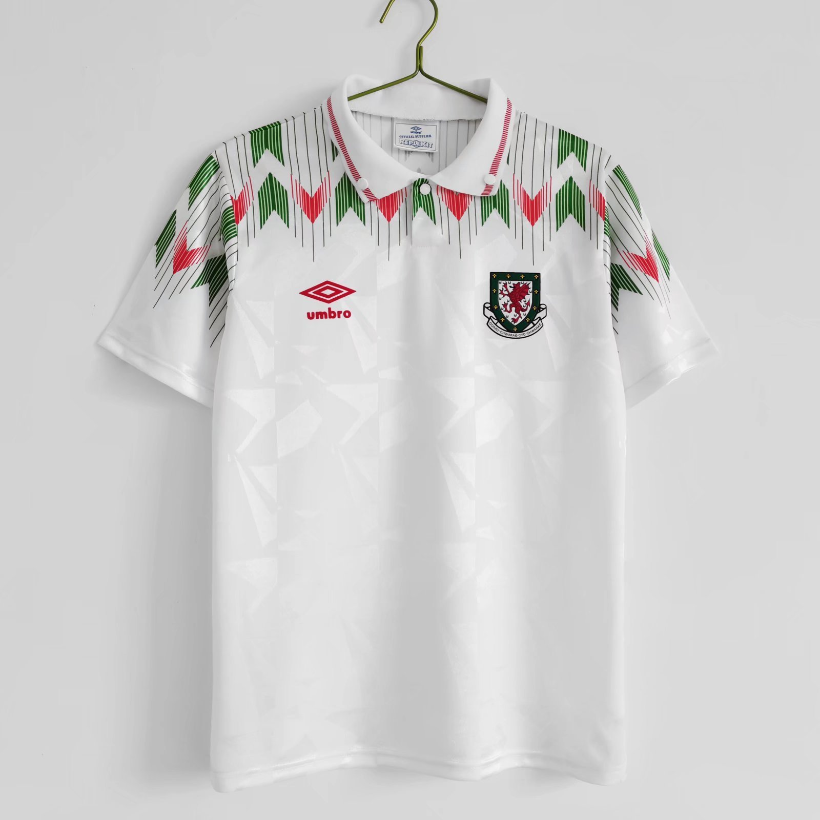 1990/92 Wales national football team Away Retro Jersey #8 A10