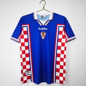 1998 Croatia national football team Away Retro Jersey Top #5 A11