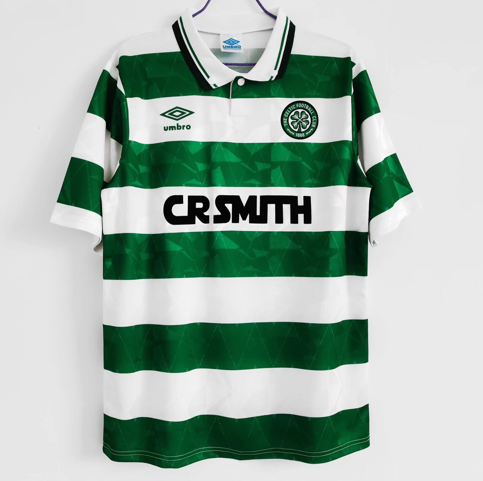 1989/91 Celtic F.C. Home Retro Jersey #8 A11