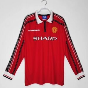 1998/99 Manchester United F.C. Home Jersey #3 B12