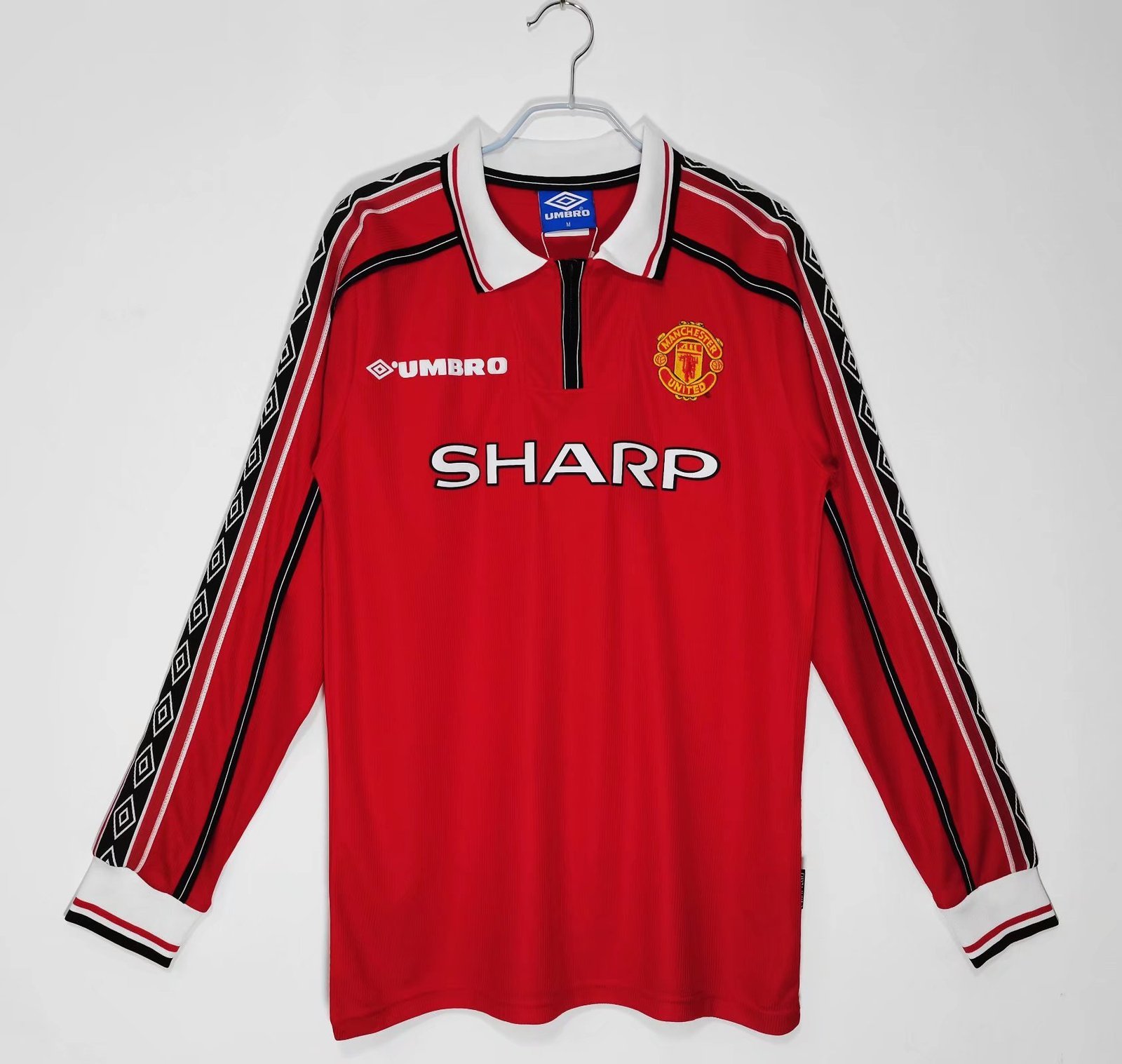 1998/99 Manchester United F.C. Home Jersey #3 B12
