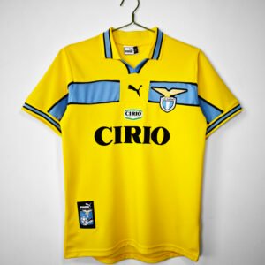 1998/99 S.S. Lazio Yellow Away Retro Jersey #3 B12