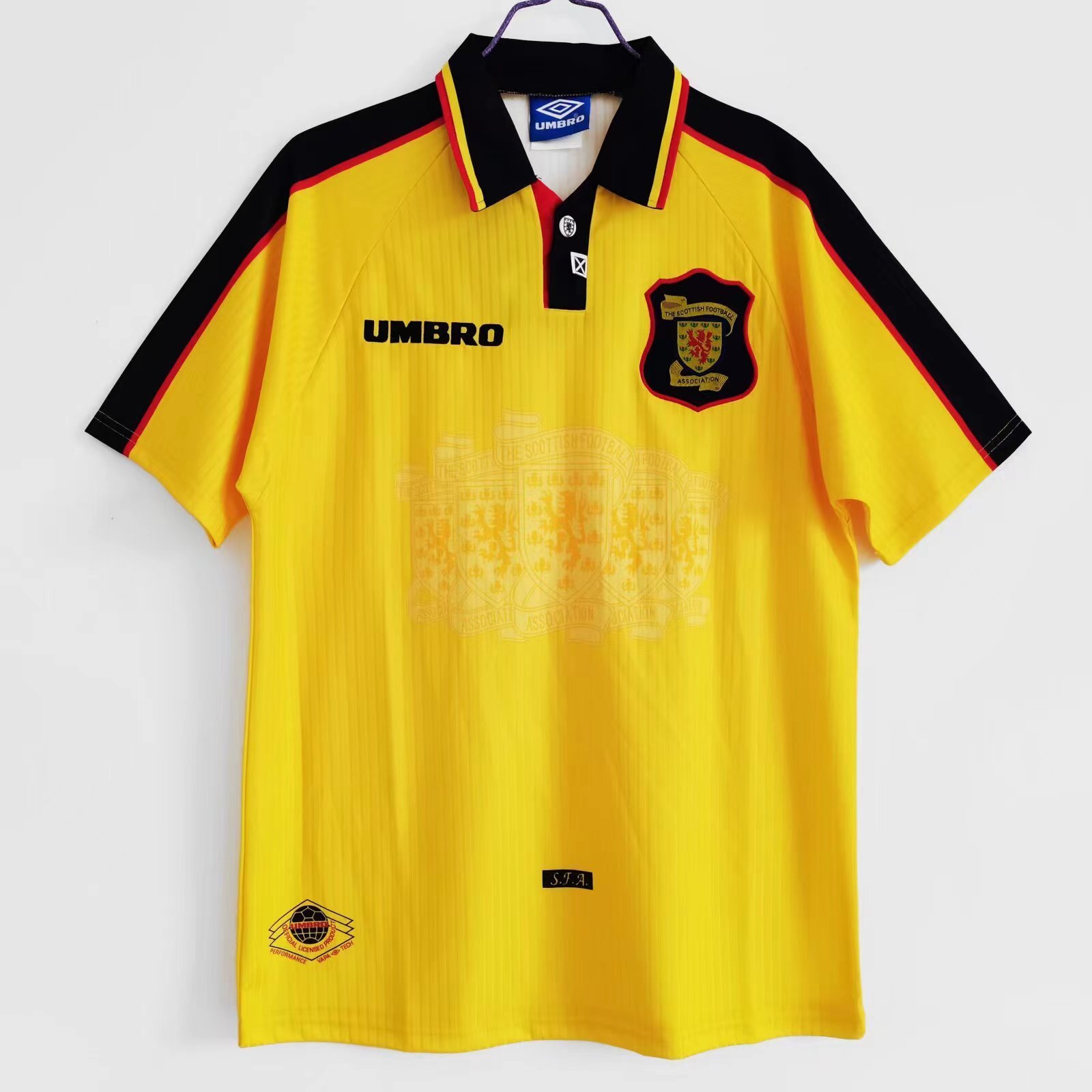 1996/98 Scotland national football team Away Retro Jersey #8 A13