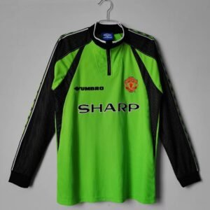1998/99 Manchester United F.C. Goalkeeper Green Kit #5 B11