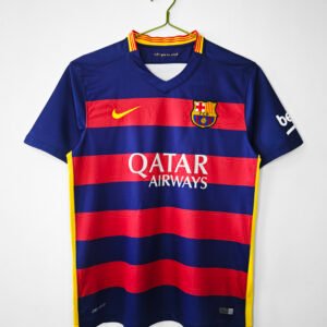 2015/16 FC Barcelona Home Retro Jersey #8 A11